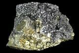 Pyrite, Galena, Sphalerite and Quartz Association - Peru #126578-1